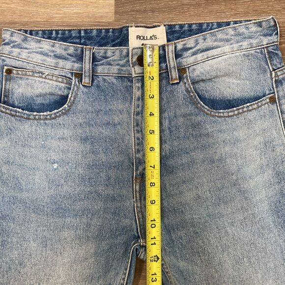 Rolla's Stub Slim Short Leg Distressed Jeans Sz 30X32 - Picture 10 of 14